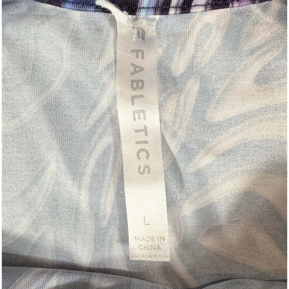 Fabletics Shirt Women's Sz L Multi-Color Dry-Flex Tee Mind Melt